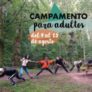 Campamento para adultos, del 9 al 15 de agosto